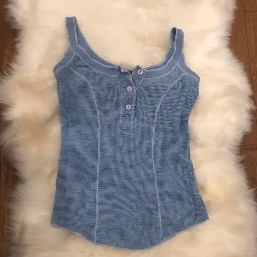Free people light blue tank